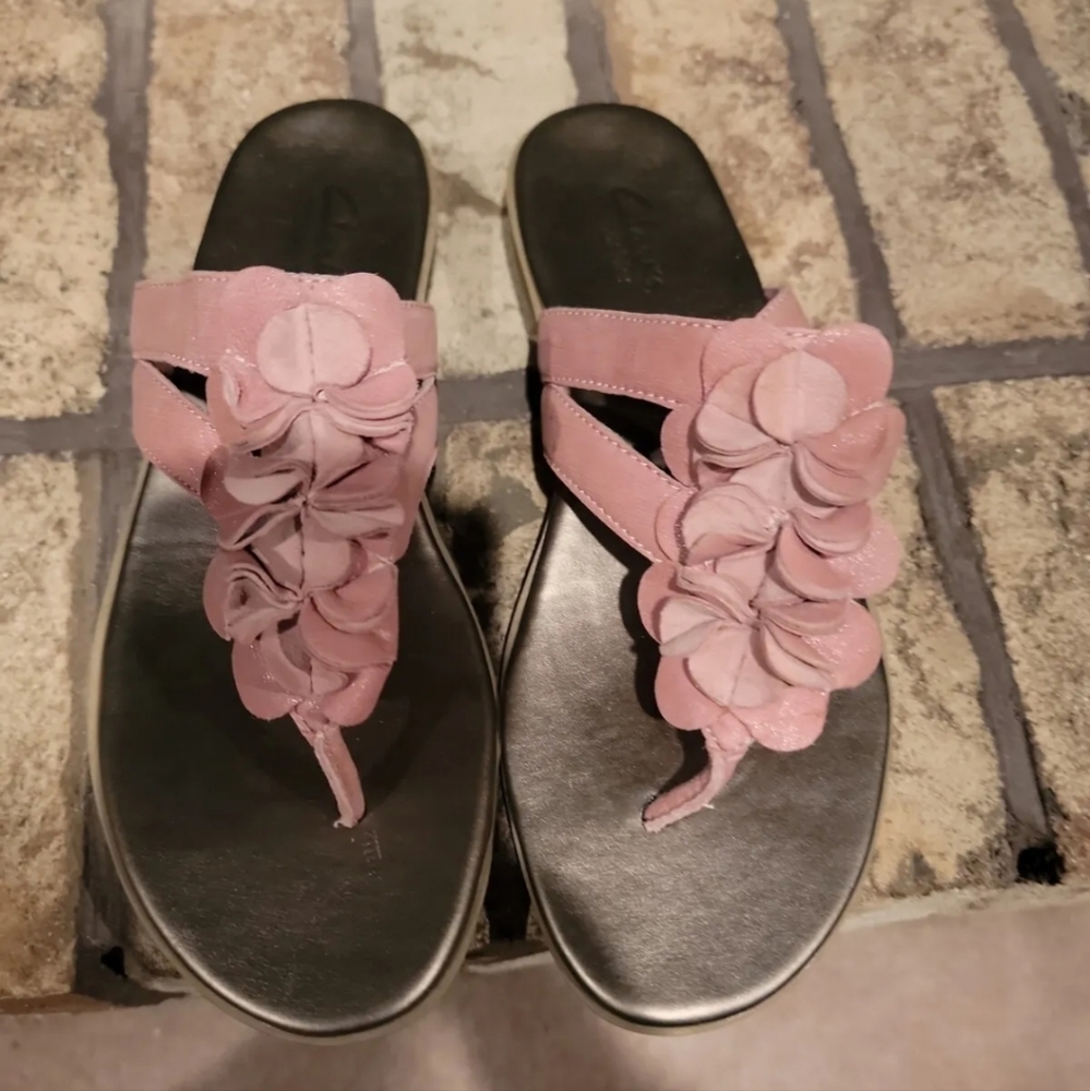 clarks bendables sandals 7.5m new